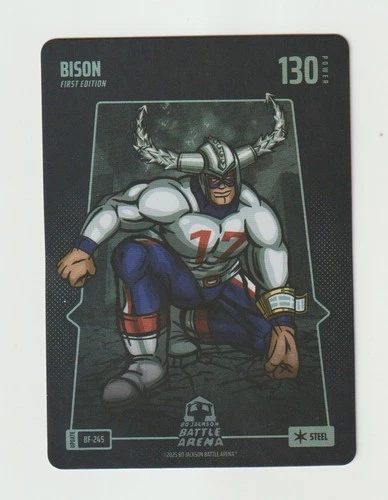 2025 Josh Allen BISON BF-245 Bo Jackson Battle Arena Battle Foil Steel Bills RB