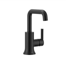 Moen 84140BL Zyla One-handle High Arc Bathroom Faucet Rotating Spout Matte Black