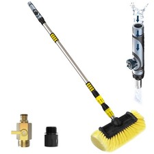 LAANPOLE 12FT Car Wash Brush with Long Handle, Car Cleaning Brush with 12 Inc...