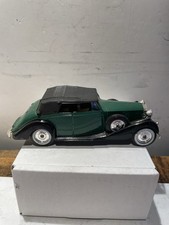 Vtg Solido Diecast Rolls Royce Phantom III 1959 Green & Black 1:43 N5