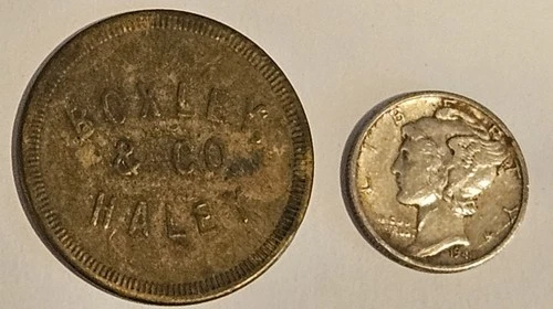 Roanoke Virgina Boxley & Co. Haley Store Token
