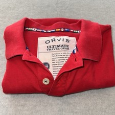 ORVIS Heavyweight Polo Men s XXL 100 Cotton Ultimate Travel Gear Shirt