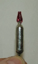 Japan Antique Silver Glass Feather Tree Candle Vintage Christmas Ornament 1950's