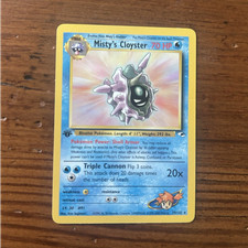 Pokémon TCG Misty's Cloyster Gym Heroes 1st Edition Rare 70 HP 29/132 English on eBay
