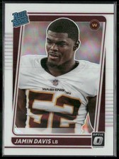 2021 Donruss Optic #247 Jamin Davis Holo Variation