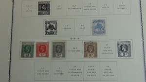 Stampsweis Gilbert Ellice collection on Scott Specialty pages est 36 stamps 