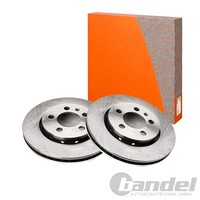 2X Dr!Ve+ Bremsscheiben 256Mm BelÜFtet Hinten Passend FüR Audi A3 TT Seat Leon T