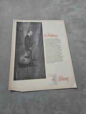 TBOOK49 MAGAZINWERBUNG 11X8" GIBSON GITARREN & VERSTÄRKER - WES MONTGOMERY
