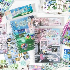 Japanese Sticker Book - 30 Sheet Sticker Book for Journaling Scrapbooking ...