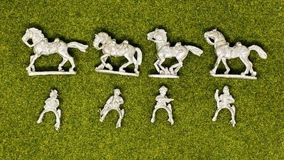 Old Glory 28mm Sash and Saber Confederate Calvary Troopers (Shotguns) - 4 Minis