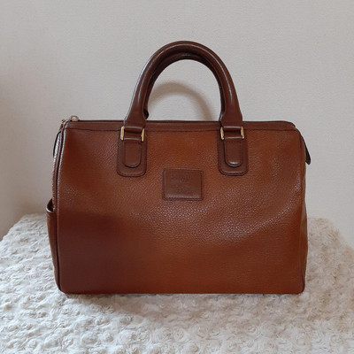 Rare Burberry Vintage Leather Mini Boston Bag Travel | eBay Rare Burberry Vintage Leather Mini Boston Bag Travel | eBay
