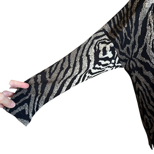 Sno Skins Animal Print Boxy Tunic Top Size Medium EUC - 第 3/9 張圖片