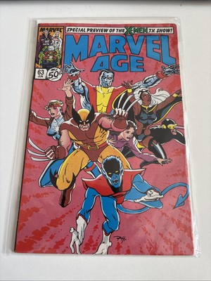 MARVEL AGE #63 (1983 Series) 1988 News Magazine issue