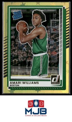 2025-26 Donruss Amari Williams Stars #/149 Rookie #33 Boston Celtics