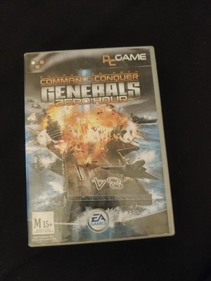 Vtg Command & Conquer Game Generals Zero Hour Exp Pack PC + Manual DVD Tested