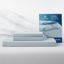 Dream Valley  Queen Sheet Set, Cooling Fitted Sheet with 2 Pillowcase-3 PCS