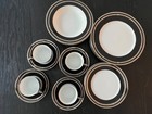 Christian Dior Gaudron Onyx - Platinum Trim 5 piece place settings (4 settings) — photo 2