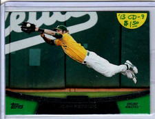 Oakland Athletics 2013 Topps Chase It Down CD-9 Josh Reddick