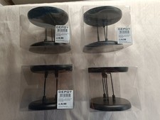 DEPOT 4 Pack a 2 Stück Kerzentülle  Kerzenhalter Adventskranz NEU black NP29,97€