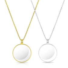2 Colors 5X Magnifier Monocle Lens Necklace Magnifying Glass loupe on Chain V...