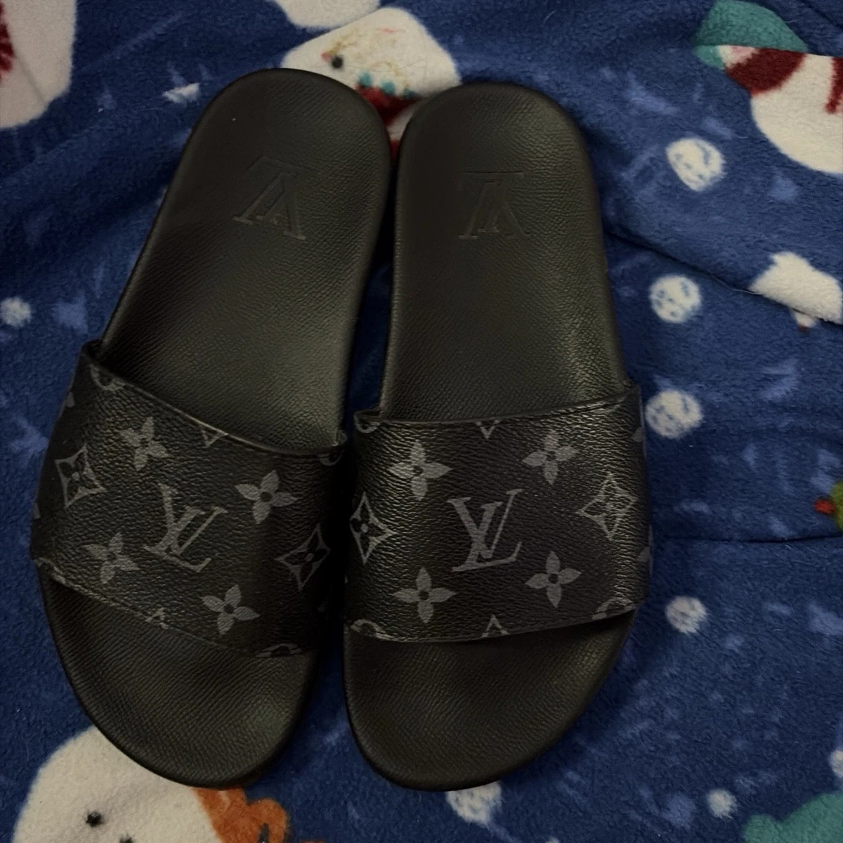 Louis Vuitton Leather Upper Slide Sandals for Women for sale | eBay