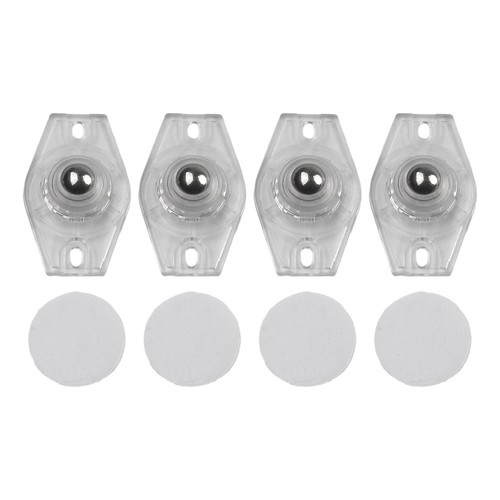 Flat Wheels Rollers Flat Wheels Self Adhesive White Suitable For Various - Picture 17 of 36