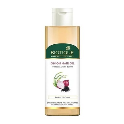 Biotique Onion Black Seed Hair Oil for Silky and Strong Hair, 200ml