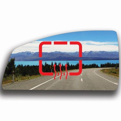 Blau Spiegelglas Links Beheizbar für Proton Savvy 2005 - 2012