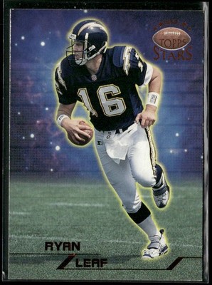 1998 Topps Stars #80 Ryan Leaf Bronze Star #/8799 RC