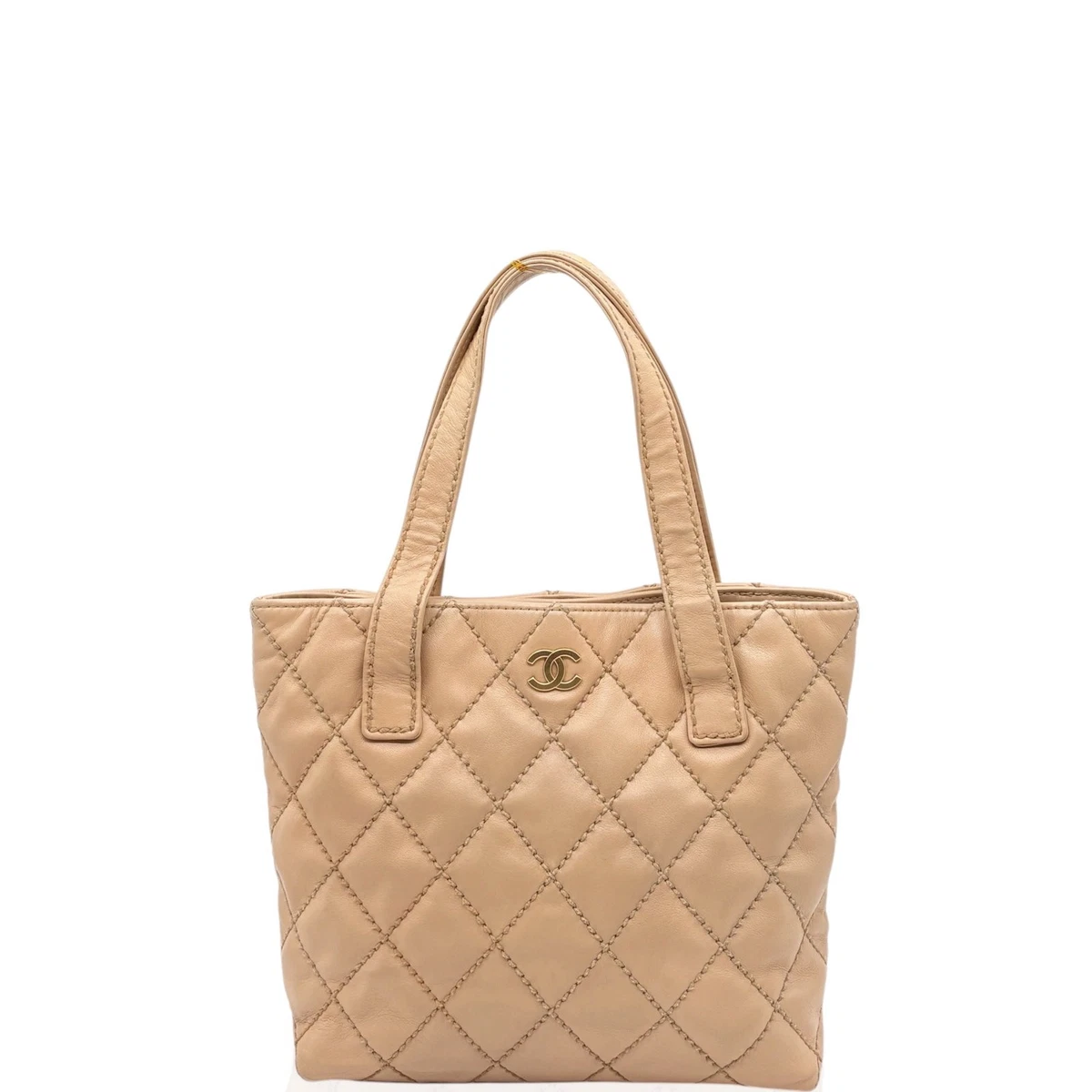 CHANEL ブラウンレザートートバッグ CHANEL Tote Brown Bags & Handbags for Women for sale | eBay