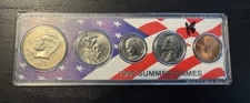 1996 D Summer Olympics 5 Coin Set Mint