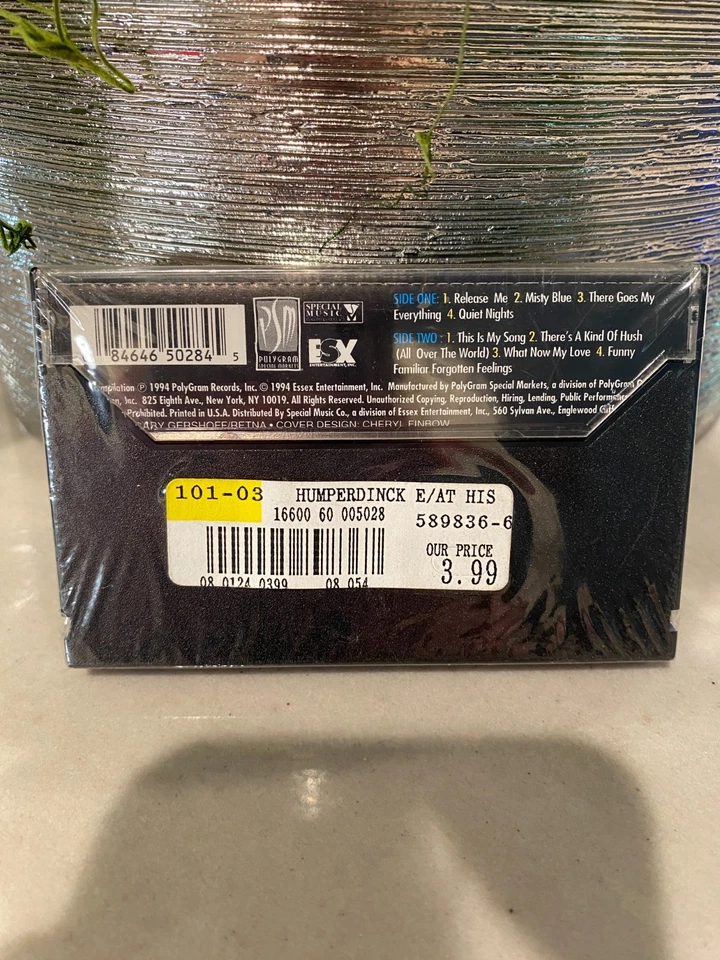 New Factory Sealed Engelbert Humperdinck At His Best Cassette Polygram - Image 2 of 2