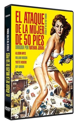 El Ataque de la Mujer de 50 Pies DVD 1958 Attack of the 50 Foot Woman [DVD]