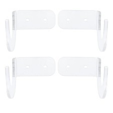 4 Pcs Baseball Bat Stand Holder Display Mounted Hanger Horizontal Rack