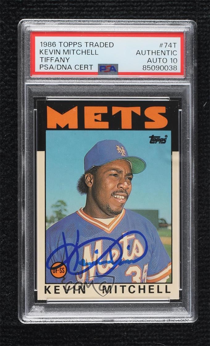 1986 Topps Traded Collector's Edition (Tiffany) Kevin Mitchell #74T w5p