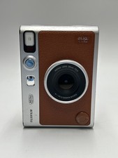 Fujifilm Instax Mini EVO Hybrid Instant Camera, Brown C-39 