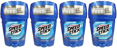 ( Lot 4 ) Speed Stick POWER OF NATURE LIGHTNING Deodorant 1.8 oz Each BRAND NEW