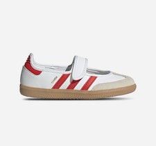 Adidas Samba Jane White Red Women  s And GS Multiple Sizes Brand New Fast Ship