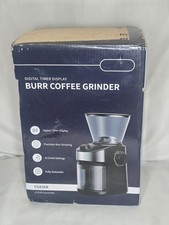 Burr Coffee Grinder With Digital Timer Displa...