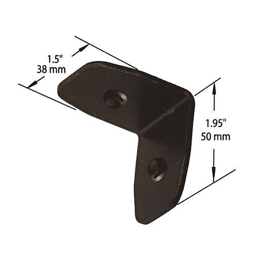 RC3 Black Galvanized Steel 2" Traditional Clips-12 Pack Rafter Clips - Picture 2 of 7