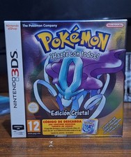 Pokemon Cristal Nintendo 3D o 2DS. Código en español sin utilizar Caja sin abrir