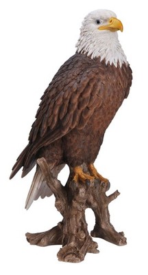 Amerikanischer Weißkopfseeadler - lebensechte Gartendeko 40 cm - Indoor Outdoor Vivid Arts