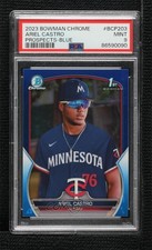 2023 Bowman Chrome Prospects Blue Refractor 85/150 Ariel Castro PSA 9 MINT 2l4
