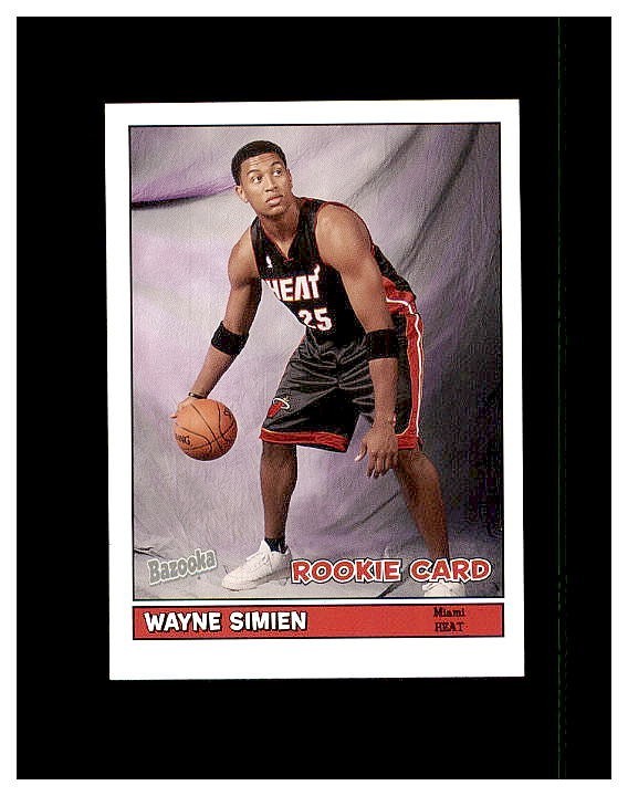2005-06 Topps Bazooka Wayne Simien #169 Rookie RC MIAMI HEAT MINT