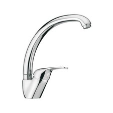 MISCELATORE LAVELLO CROMO CON BOCCA TUBO ORIENTABILE