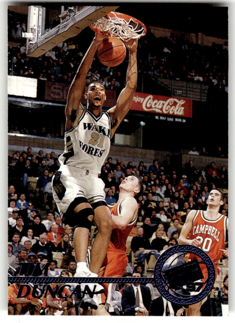 1997 Press Pass Tim Duncan Blue Torquers #1