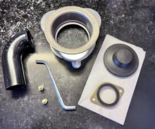 NEW OEM INSINKERATOR Top Mounting Flange and Drain Elbow for Garbage Disposal