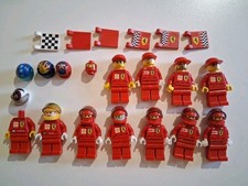 Lego Minifigura F1 Ferrari  Pit Crew  set 8144 anno 2007 Massa 