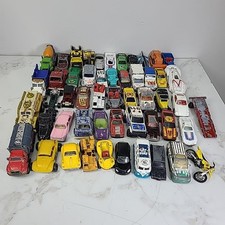 Lot Of 52 Tomica Tonka Yat Ming Johnny Lightning Corgi Majorette Tootsie Cars