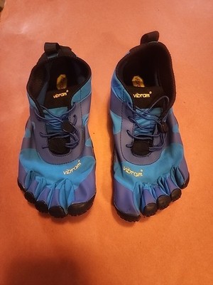 Men s Blue Vibram V-Alpha FiveFingers Running Size US 7.5-8 (19M7102)